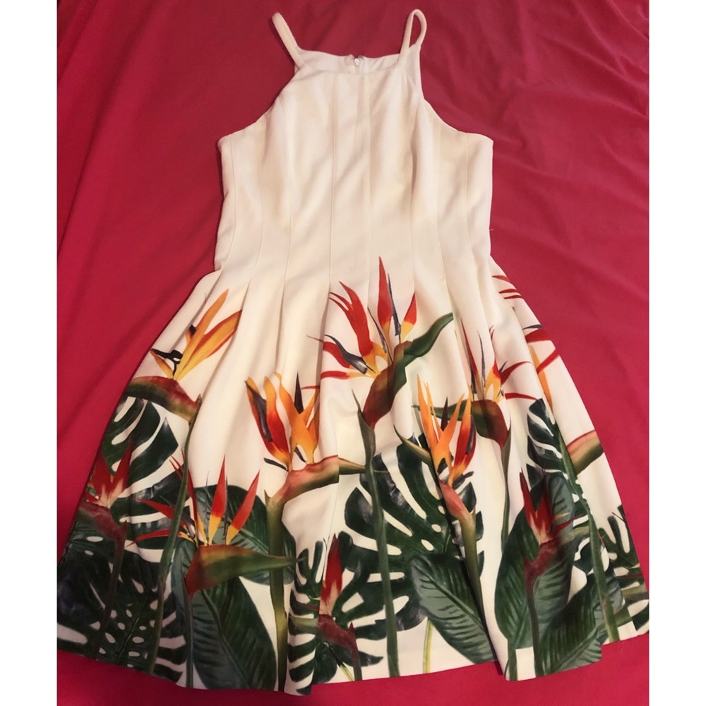 Tropical Patterned Dress